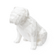 White English Bulldog Pet Urn