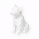 white French Bulldog Pet Urn
