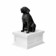 white vault black golden retriever pet urn