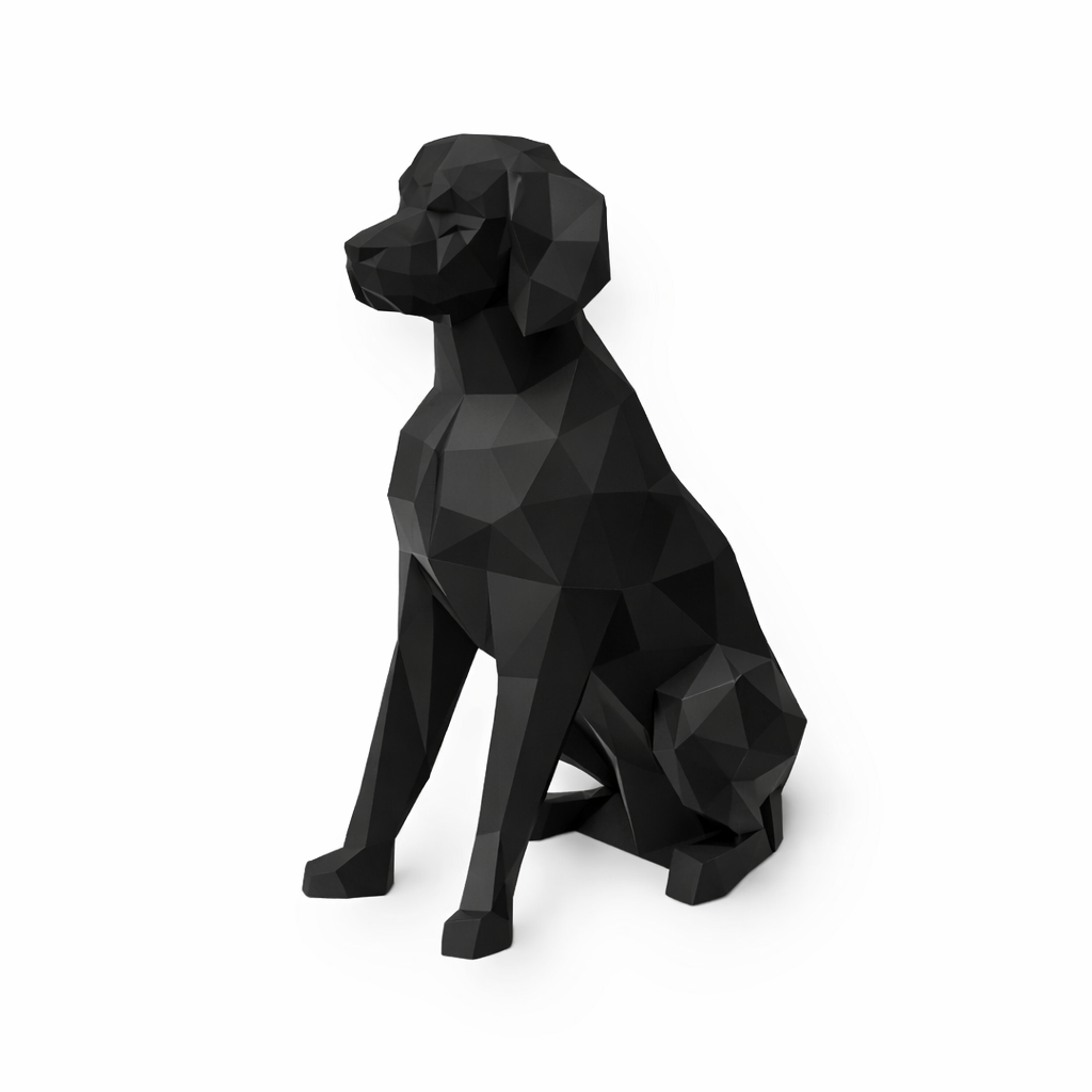 Black Brittany Spaniel Pet Urn