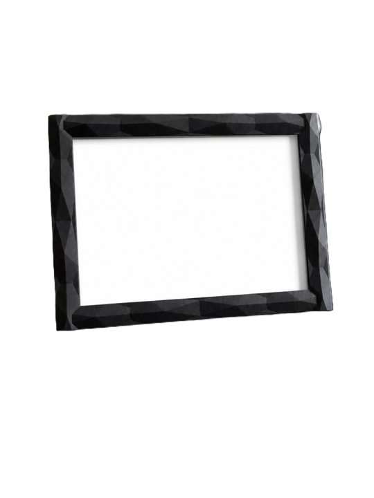 black landscape picture frame