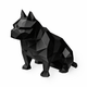 Black American Bulldog Pet Urn