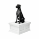 white vault black great dane pet urn