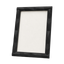 black portrait picture frame