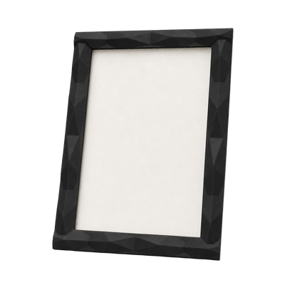 black portrait picture frame