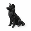 Black Border Collie Pet Urn