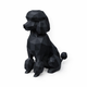 Black Poodle Pet Urn