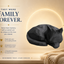 black Cat resting Pet Capsule custom Urn