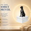 white vault black great dane custom pet urn