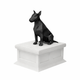 white vault black bull terrier pet urn