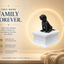 Black Beagle White Vault Custom Pet Urn