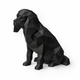 Black Cavalier King Charles Spaniel Pet Urn