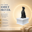 white vault black english setter custom pet urn