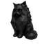 black Persian Cat Pet Capsule Urn