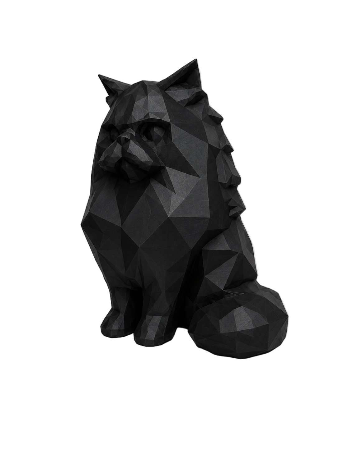 black Persian Cat Pet Capsule Urn