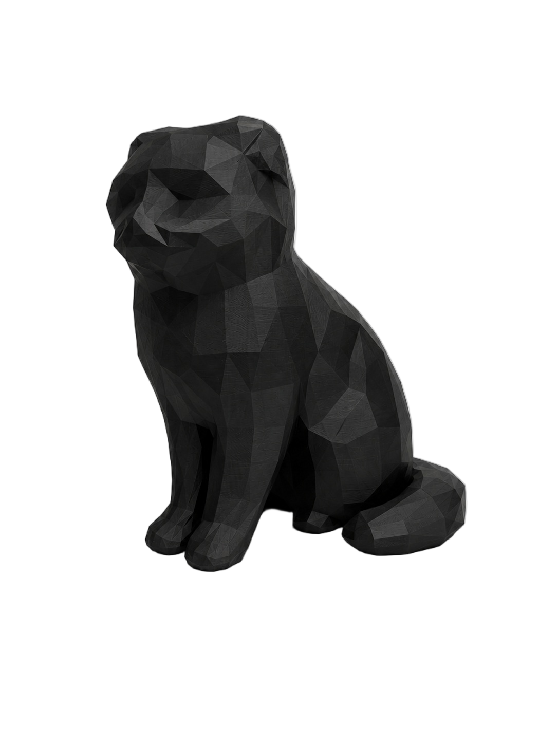 white Scottish Fold Cat Pet Capsule  Urn