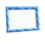 blue landscape picture frame