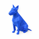 Blue Bull Terrier Pet Urn