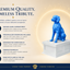 white vault blue brittany spaniel custom pet urn
