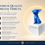 white vault blue Chihuahua custom pet urn