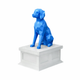 white vault blue brittany spaniel pet urn