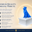 white vault blue border collie custom pet urn
