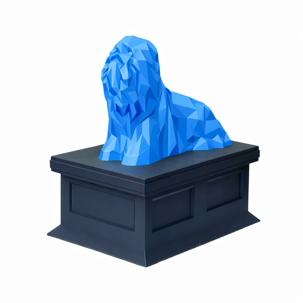 black vault blue Lhasa Apso Pet Urn