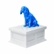 white vault blue cavalier king charles spaniel pet urn