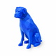 Blue Boxer Pet Urn