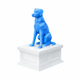 white vault blue labrador pet urn
