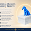 white vault blue cavalier king charles spaniel custom pet urn
