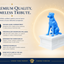 white vault blue labrador custom pet urn