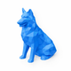 Blue Shetland Shephard Pet Urn
