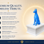 white vault blue doberman custom pet urn