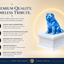 white vault blue chow chow custom pet urn