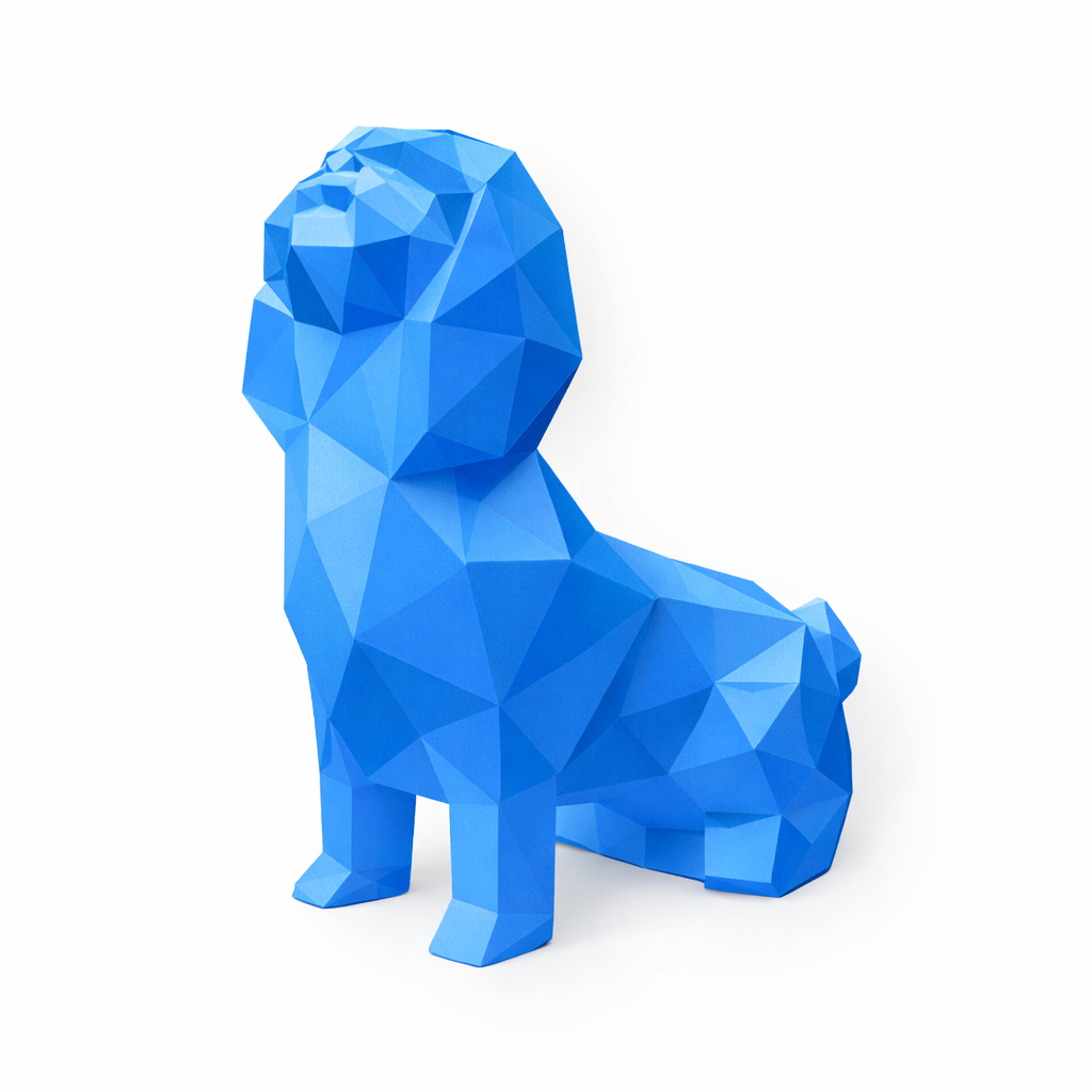 Blue Shih Tzu Pet Urn