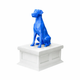 white vault blue great dane pet urn