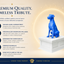 white vault blue great dane custom pet urn