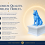 white vault blue Shetland Shepherd custom pet urn