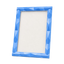 blue portrait picture frame