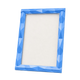 blue portrait picture frame