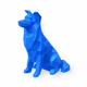 Blue Border Collie Pet Urn