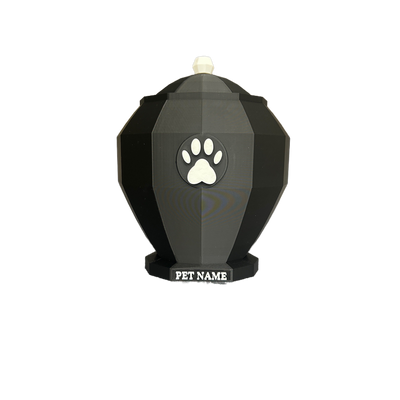Pet Capsule - Paw Emblem Pet Urn