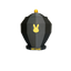 Gold Rabbit Pet Urn