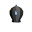 Blue Rabbit Pet Urn