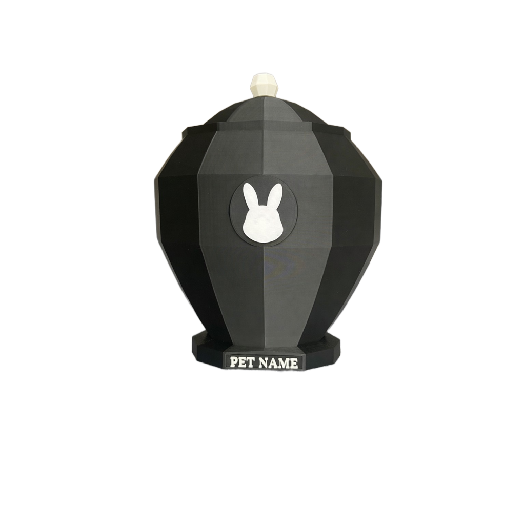 White Rabbit Pet Urn