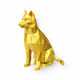 Gold Husky Pet Urn