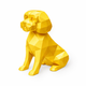 Gold Maltese Pet Urn