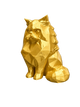 gold Persian Cat Pet Capsule Urn