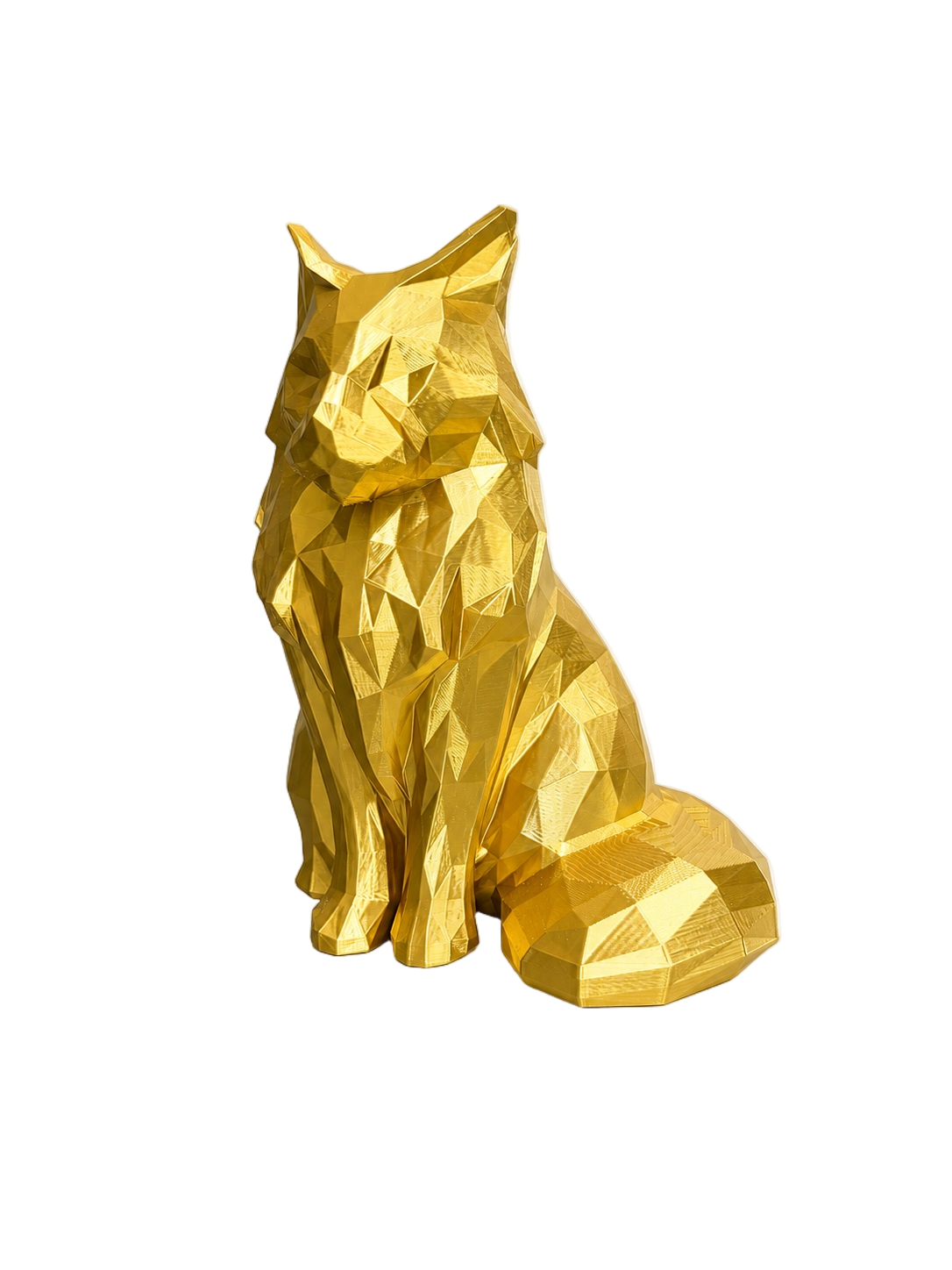 gold Maine Coon Cat Pet Capsule Urn